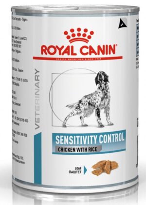 Royal Canin Veterinary Diet Canine Sensitivity Control kurczak i ryż puszka 410g karma dla psa