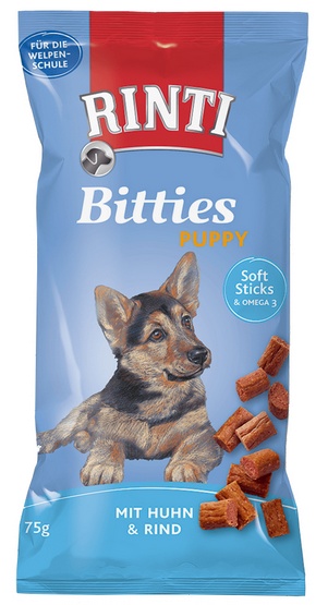 Rinti Bitties Puppy Huhn & Rind - kurczak i wołowina 75g karma dla psa