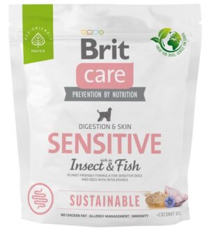 Brit Care Sustainable Sensitive Insect & Fish 1kg karma dla psa