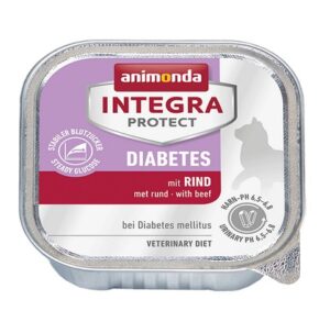 Animonda Integra Protect Diabetes dla kota - z wołowiną tacka 100g karma dla kota