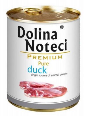 Dolina Noteci Premium Pies Pure Kaczka puszka 800g karma dla psa