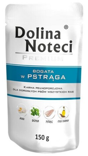 Dolina Noteci Premium Pies Pstrąg saszetka 150g karma dla psa