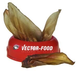 Vector-Food Ucho wołowe suszone duże 10szt karma dla psa