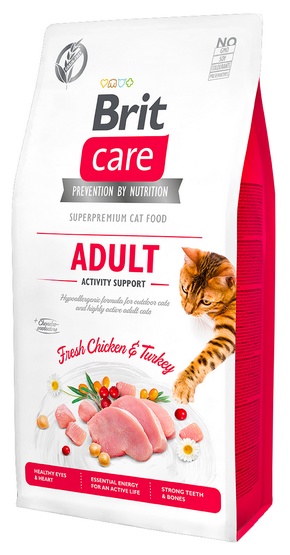 Brit Care Cat Grain Free Adult Activity Support 400g karma dla kota