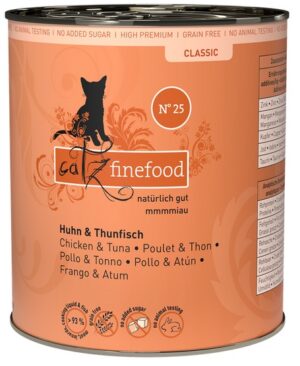 Catz Finefood Classic N.25 Kurczak i Tuńczyk puszka 800g karma dla kota