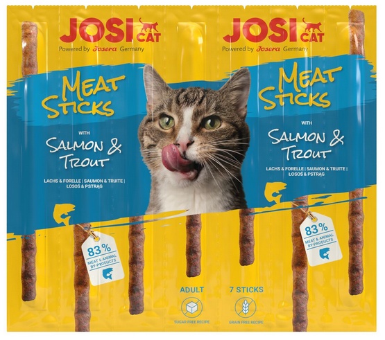 Josera JosiCat Meat Sticks Salmon & Trout 35g karma dla kota