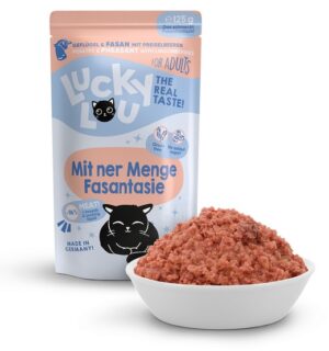 Lucky Lou Lifestage Adult Drób i bażant saszetka 125g karma dla kota