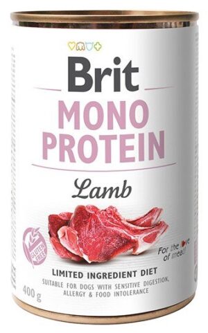 Brit Mono Protein Lamb puszka 400g karma dla psa