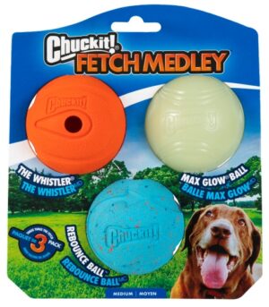 Chuckit! Fetch Medley Medium 3pak zabawka dla psa