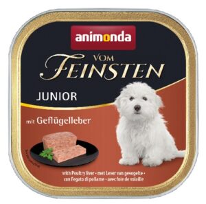Animonda vom Feinsten Dog Junior Wątróbka drobiowa 150g karma dla psa