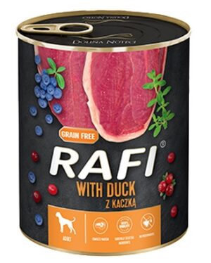 Rafi Pies Kaczka puszka 800g karma dla psa