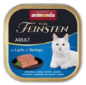 Animonda vom Feinsten Cat Adult z Łososiem i Krewetkami tacka 100g karma dla kota