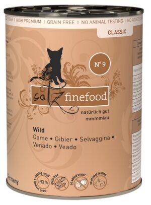 Catz Finefood Classic N.09 Dziczyzna puszka 400g karma dla kota