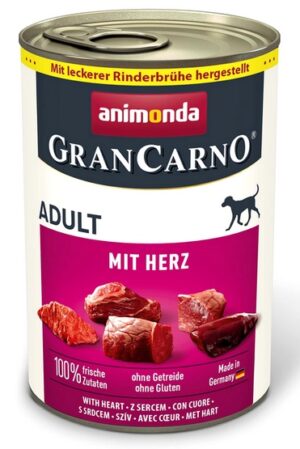 Animonda GranCarno Original Adult Herz Serca puszka 400g karma dla psa