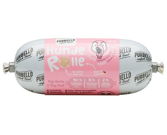 Purbello Dog Monoprotein Sausage Indyk 200g karma dla psa - obrazek 2