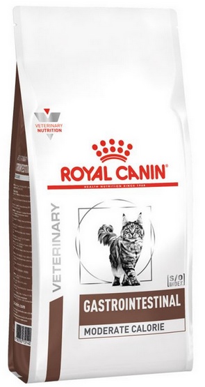 Royal Canin Veterinary Diet Feline Gastrointestinal Moderate Calorie 2kg karma dla kota