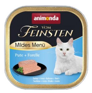 Animonda vom Feinsten Mildes Menu z Indykiem i Pstrągiem tacka 100g karma dla kota