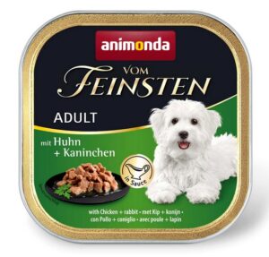 Animonda vom Feinsten Dog Adult Kurczak i Królik w sosie tacka 150g karma dla psa