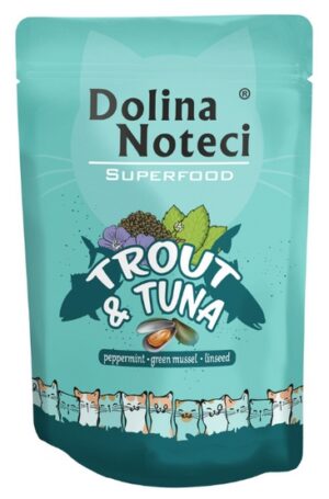 Dolina Noteci Superfood Kot Pstrąg i tuńczyk saszetka 85g karma dla kota