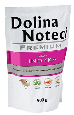 Dolina Noteci Premium Pies Indyk saszetka saszetka 500g karma dla psa