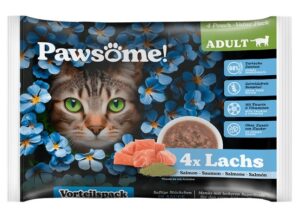 Pawsome Adult Lachs - łosoś saszetki 4x85g karma dla kota