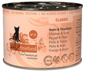 Catz Finefood Classic N.25 Kurczak i Tuńczyk puszka 200g karma dla kota