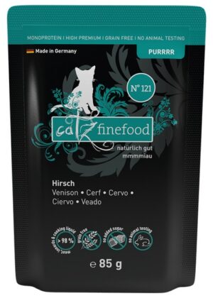 Catz Finefood Purrrr N.121 Jeleń saszetka 85g karma dla kota