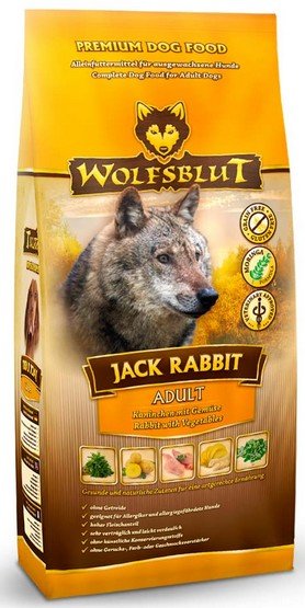 Wolfsblut Dog Jack Rabbit królik, zając i bataty 12,5kg karma dla psa