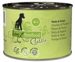 Dogz Finefood Classic N.04 Kurczak i bażant puszka 200g karma dla psa