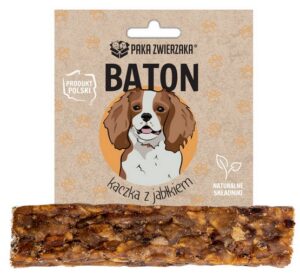 Paka Zwierzaka Baton Kaczka z jablkiem 12cm karma dla psa
