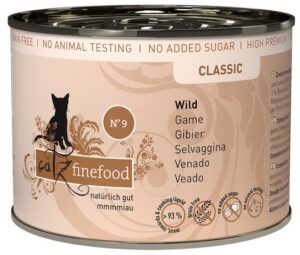 Catz Finefood Classic N.09 Dziczyzna puszka 200g karma dla kota