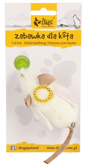 Dingo Zabawka dla kota - Mysz Angelo 1szt