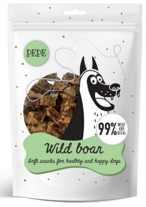Paka Zwierzaka PEPE Mini Chunkies Wild Boar (dzik) 70g karma dla psa
