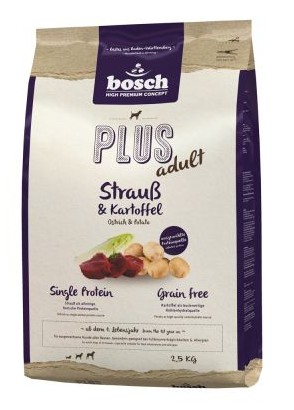 Bosch Plus Adult Struś & Ziemniak 1kg karma dla psa