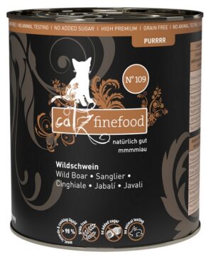Catz Finefood Purrrr N.109 Dzik puszka 800g karma dla kota