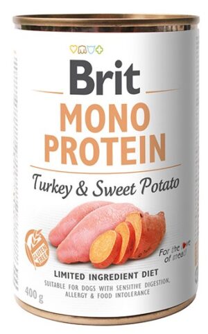 Brit Mono Protein Turkey & Sweet Potato puszka 400g karma dla psa