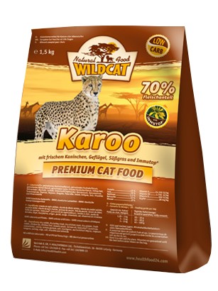Wildcat Karoo - królik i drób 500g karma dla kota - obrazek 3