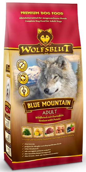 Wolfsblut Dog Blue Mountain dziczyzna i owoce leśne 2kg karma dla psa