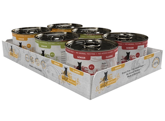 Catz Finefood Classic Senior Multipack puszki 6x200g karma dla kota - obrazek 2