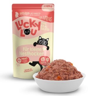 Lucky Lou Lifestage Kitten Drób saszetka 125g karma dla kota