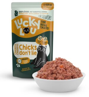 Lucky Lou Lifestage Senior Drób saszetka 125g karma dla kota