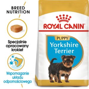 Royal Canin Yorkshire Terrier Puppy karma sucha dla szczeniąt do 10 miesiąca, rasy yorkshire terrier 0,5kg karma dla psa