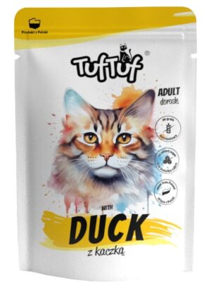 TUF TUF Mielonka z kaczką dla kota saszetka 300g karma dla kota
