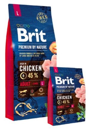 Brit Premium By Nature Adult L Large 15kg karma dla psa