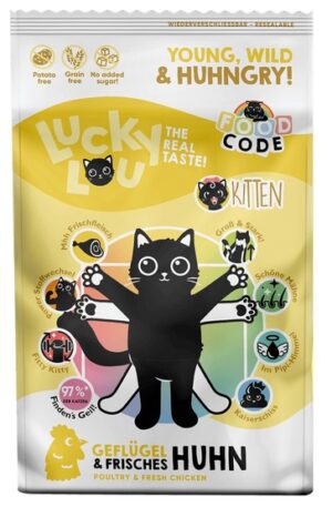 Lucky Lou Food Code Lifestage Kitten Geflugel & Huhn 750g karma dla kota