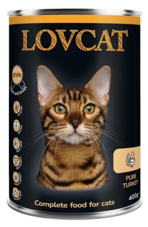 Lovcat Pure Turkey puszka 400g karma dla kota