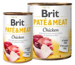 Brit Pate & Meat Dog Chicken puszka 800g karma dla psa