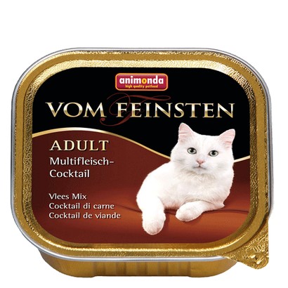 Animonda vom Feinsten Cat Adult Mix Mięsny tacka 100g karma dla kota - obrazek 2