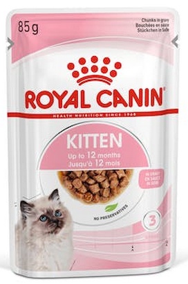 Royal Canin Kitten w sosie karma mokra dla kociąt do 12 miesiąca życia saszetka 85g karma dla kota