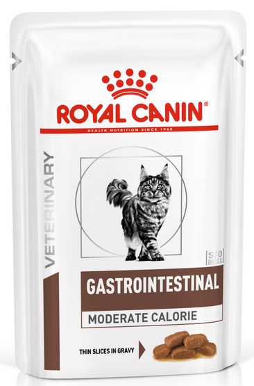 Royal Canin Veterinary Diet Feline Gastrointestinal Moderate Calorie saszetka 85g karma dla kota